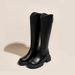 Over-the-Knee For Women, Leg Heels, 2025 New Autumn Winter Single Boots, Petite Thick Heel High Tube Riding Boots_vogvips.com