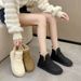 Snow New Style Old Beijing Cotton Winter Versatile Thick Bread Shoes With Plush Warm Boots For Women_vogvips.com