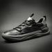 Euro Step Fashion Sole Trendy Low-top Men's New Soft Casual Versatile Crooked Head Clown Leather Shoes For Men_vogvips.com