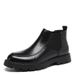 Men's Boots Martin Boots High Top Leather Shoes Casual Business Short Boots Soft Sole Fashion Leather Boots Chelsea_vogvips.com