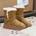 Mollykiki Korean Style Thick-Soled Non-Slip Snow Boots For Women 2025 Winter New Comfortable Fleece-Lined Thickened Warm_vogvips.com