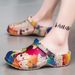 Men's Summer Baotou Printed Beach Sandals Men Sports Outside Wear Home Beach Slippers_vogvips.com