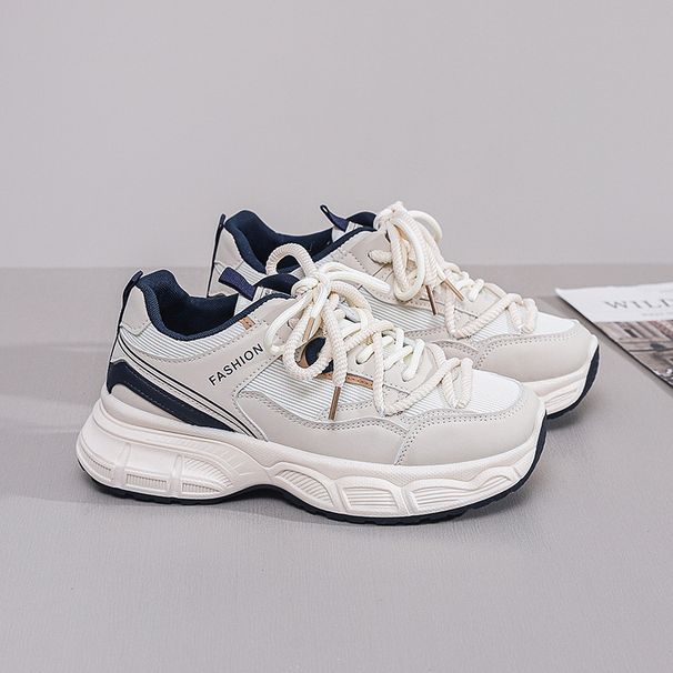 Dad Shoes For Women, Autumn Ins-Style Korean Version, Versatile Women's Shoes, Thick-Soled Casual Running Sneakers For W_vogvips.com
