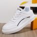 Casual Women In Spring , New Board Breathable Mesh White For Women, Korean Version Trendy Versatile Single Shoes 4Fe_vogvips.com