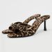 Shoes Leopard Print Women's Stiletto Sandals Open Toe Round Heel Bow Embellished Spring Summer For Formal & Casual For Women_vogvips.com