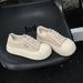 Women Trainers Flats Sneakers Thick Soled Platform White For Women New Super Popular Versatile Casual Shoes Genuine Leather Comfortable Soft Sole_vogvips.com