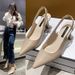 Summer New Pointed High Heeled Women S Sandals Casual Shallow Mouth Shoe Fashion Elegant Ladies Shoes Zapatillas_vogvips.com