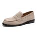 Men's Suede Cowhide Leather Loafers Shoes, Easy To Put On Take Off, Comfortable And Eleant For Business Office &_vogvips.com