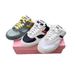 26ss Brand Spring/Summer Closed-Toe Half For Women Genuine Leather Lace-Up Casual German Training Color-Block_vogvips.com