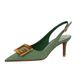 8999-5 European And American Style Banquet Women's Shoes, Stiletto High Heels, Shallow Mouth, Pointed Toe, Hollow_vogvips.com