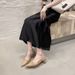 Comfortable Versatile Niche Mid-heel Women's Shoes Outdoor Wear, Stylish New French Style Summer, Suitable For Pairing_vogvips.com