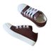 Version RO Fat Ding Bread Coarse Lace Round Head Women's Sports Board Shoes Genuine Leather 2025 New High Street Trendy_vogvips.com
