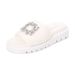 New Style Flat Bottom Fashionable Sandals For Women Diamond Buckle Lightweight Shoes Style Stepping Shit Shoes Shipping_vogvips.com
