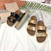 Women's Shoes New Slippers For Women Large Size Outdoor Sandals Women's Retro Rope Woven Thick Soled Slippers_vogvips.com
