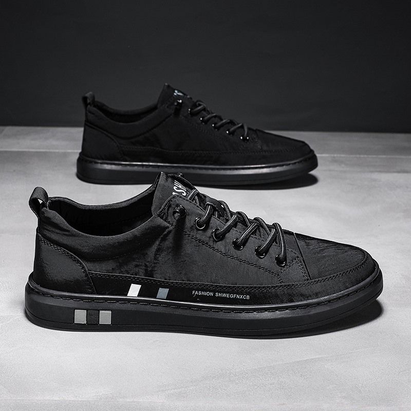 Men's Casual Sneakers - Breathable Umbrella Fabric Low-Top Lace-Up Shoes For Spring, Summer, And Fall - Lightweight & Comfortable Shoes_vogvips.com
