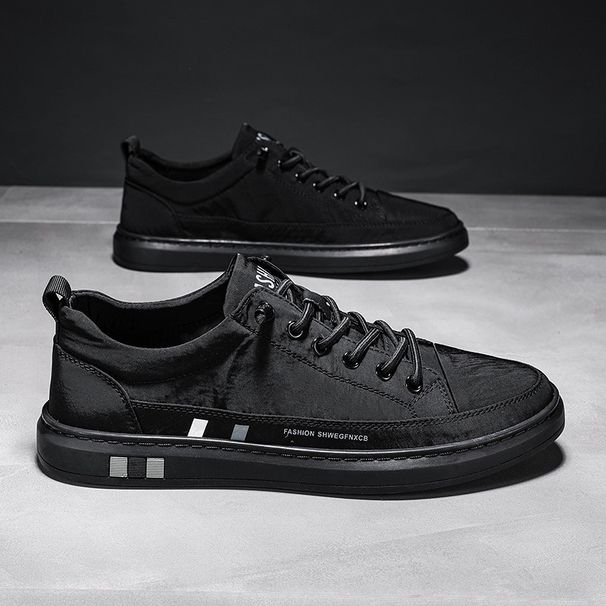 Men's Casual Sneakers - Breathable Umbrella Fabric Low-Top Lace-Up Shoes For Spring, Summer, And Fall - Lightweight & Comfortable Shoes_vogvips.com