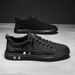 Men's Casual Sneakers - Breathable Umbrella Fabric Low-Top Lace-Up Shoes For Spring, Summer, And Fall - Lightweight & Comfortable Shoes_vogvips.com