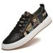 Bear Pattern First Layer Cowhide Board Shoes Men's European Station Men's Shoes Soft Sole Men's Casual Shoes One Pedal Shoes_vogvips.com