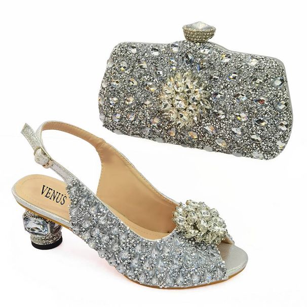 Fashion Design Shoes Match Bag Banquet Shoes Bag Nigerian Ladies Shoes And Bag_vogvips.com
