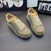 Sneakers With Full Rhinestone Graffiti Design, Casual Shoes With Thick Sole, Breathable Comfortable Round Toe Low-Top Lace-Up Shoes For Walking_vogvips.com