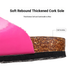 Women's Cork Slide Sandals - Lightweight EVA Sole, Breathable Mesh Lining, Slip-On Beach Clogs For Summer (Yellow & Pink Options)_vogvips.com