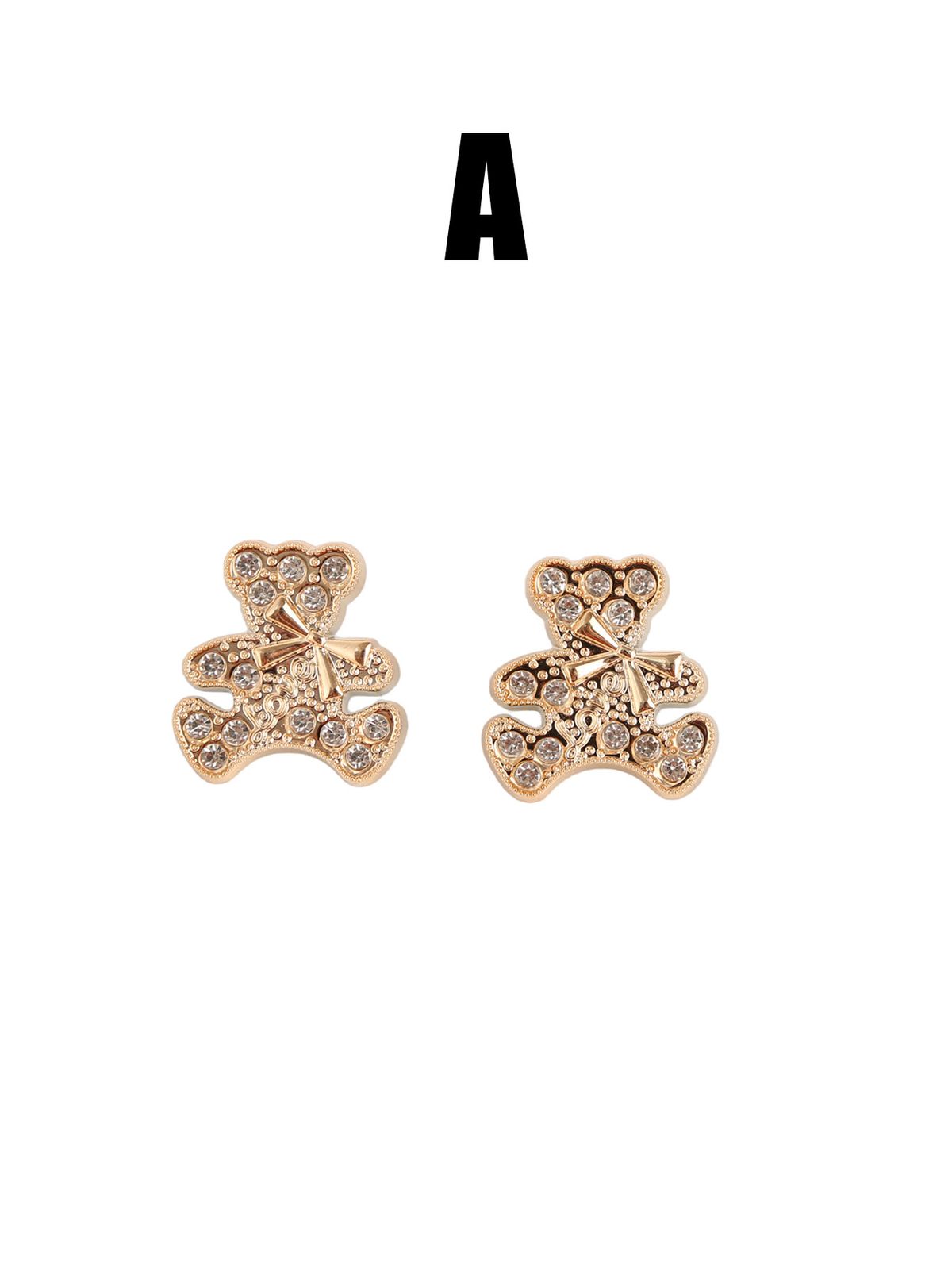 shoelace Charm Pendants With ABS Butterfly Buckle Decorations And Pearl-studded Rhinestone Bears. DIY Luxury Rhinestone Shoelace Clip Accessories_vogvips.com