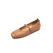 Retro French Mary Jane Strap Super Women's Shoes, 2024 New Summer Soft Sole Flat Heel_vogvips.com