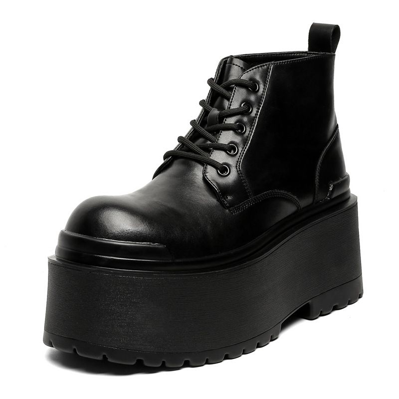 Thick-soled Hate Sky High Casual Martin Boots Retro Tooling Boots Martin Boots_vogvips.com