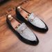 TerraStride 2025 Trendy Casual Fashion Pointed Toe Men's Slip-On British Leather Wedding Banquet Hairstylist Shoes For Young Men_vogvips.com
