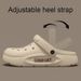 Women's Men's Slippers Summer Anti-Slip Couple Hollow Covered Toe Indoor Outdoor Casual Thick Bottom Sandals For Home_vogvips.com