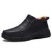Men's Casual Shoes Short Boots Outdoor Casual Men's Boots Trendy Leather Casual Leather Shoes Men's Shoes_vogvips.com