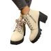 Plus Size High Side Zipper Fashion 2024 Autumn Winter New Low-Cut Square Heel Outdoor Women's Boots_vogvips.com