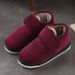 MTX Middle-aged Elderly Slippers Men Women, Winter Cotton For Indoor And Outdoor Wear, Warm Fleece-lined Cold-resistant_vogvips.com
