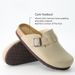 Bebealy Fashion Clogs For Women And Men Womens Suede Clogs-Mules Womens Mens House Slipers With Arch Support Soft Home Slippers_vogvips.com