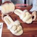 True Rabbit Hair For Female Outwear 2024 Spring And Autumn New Internet Celebrity Fairy Home Flat Bottom Cotton Slippers_vogvips.com