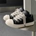 26ss Chunky Slip-On 1 Fat Casual Shoes For Men, Bread Shoes, Trendy Low-Top Height-Increasing Thick-Soled Versatile Fashion Men, ,_vogvips.com