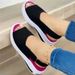 plus Size Women's Summer Thick Soled Simple Velcro Casual Peep Toe Sandals for Beach_vogvips.com