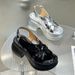 European Station Slope Heel Sandals Women's Small Muffin Platform Crossed With Silver Roman Shoes_vogvips.com
