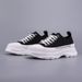 The Black And White Canvas Sponge Shoes Can Be Worn All Year Round. The Thick-soled Ones Show Your Proportion And Are Suitable For Both Men And Women_vogvips.com