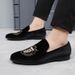 .Trendy Fashion Doudou Shoes Casual Multi-purpose Lefer Shoes Men's Single Shoes Lazy One-Piece Footwear Leather Footwear Set_vogvips.com