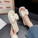 Women's Fashionable And Comfortable Outdoor Slippers, New Summer Style, Soft Flat-soled, Korean Version, Versatile,_vogvips.com