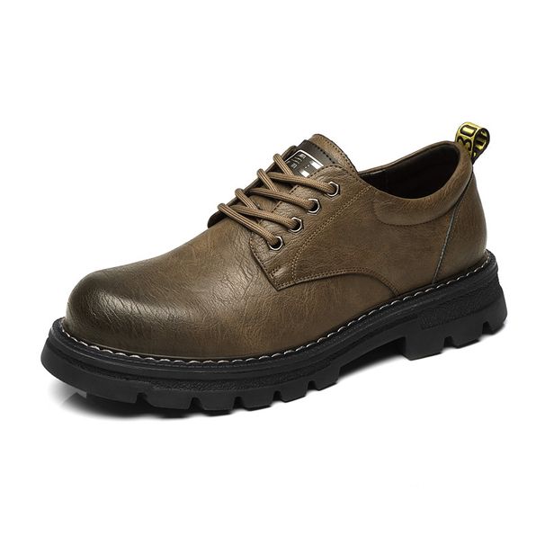 Leather for 2024 new spring autumn season leather breathable lace up business with soft soles and anti slip casual men's_vogvips.com