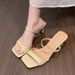 Women's Cloud Comfort Heeled Sandals - Summer Luxury Strappy White Soft Sole Slippers With Arch Support Elegant High Heel Flip Flops For Women_vogvips.com
