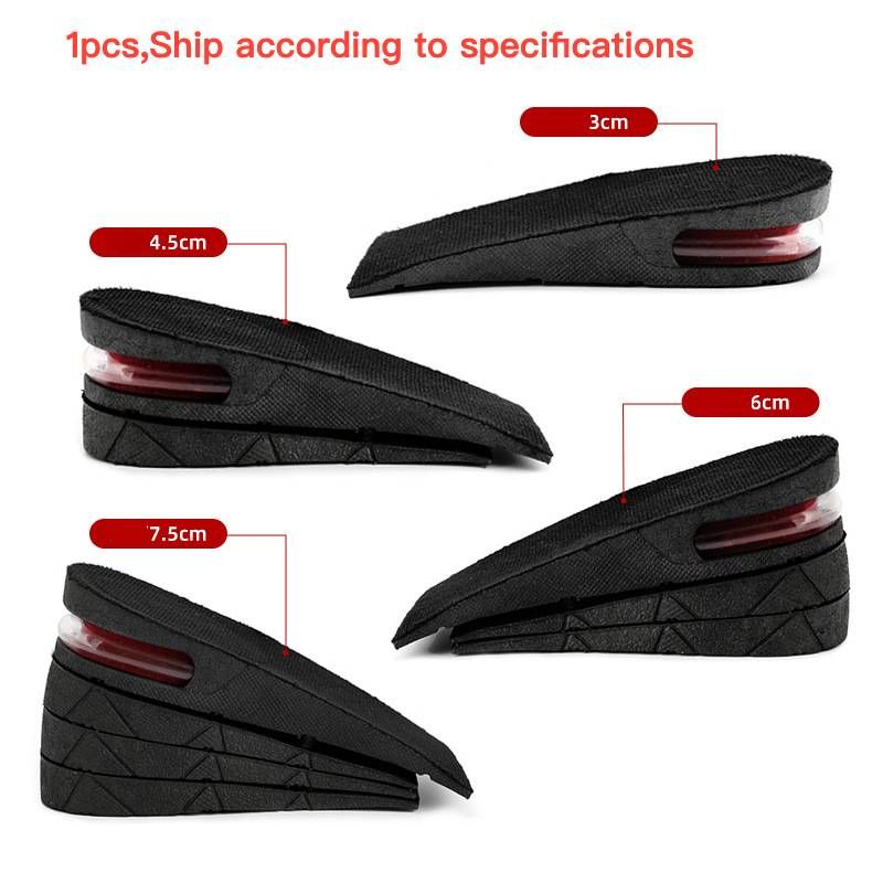 Shoe Accessories Layer Detachable Height Enhancing Insoles Invisible Inner Height Enhancing Sports Shock Absorbing Height Enhancing Air Cushion_vogvips.com