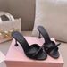 Rhinestone Strap For Women, Summer 2026 New European And American Style, High-heeled Shoes With Thin Heels, Round Toe,_vogvips.com