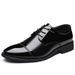 TerraStride Genuine Leather Summer New Black Men's Casual Business Formal Height Increasing Youth Korean Style Trendy Shoes_vogvips.com