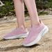 Shoes Women Lightweight Breathable Big Size Flats For Lady, Slip On Casual Shoes Outdoor Sport Tennis Shoes Fashion Sneakers_vogvips.com