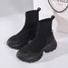 Sweet Cool Sports Style Super Comfortable ~ Autumn Winter New Slip-On Thick-Soled Short For Women Slim Elastic Sock_vogvips.com