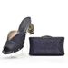 Rhinestone Shoe Evening Party Diamond Encrusted Hand Dinner Bag Wear High Heeled Sandals_vogvips.com