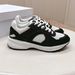 2025 New Arrival Casual Tennis Shoes For Woman Mesh Round-Toe Thick Sole Lace-Up Sneakers Shoes Mix Colors Sewing Walk S_vogvips.com